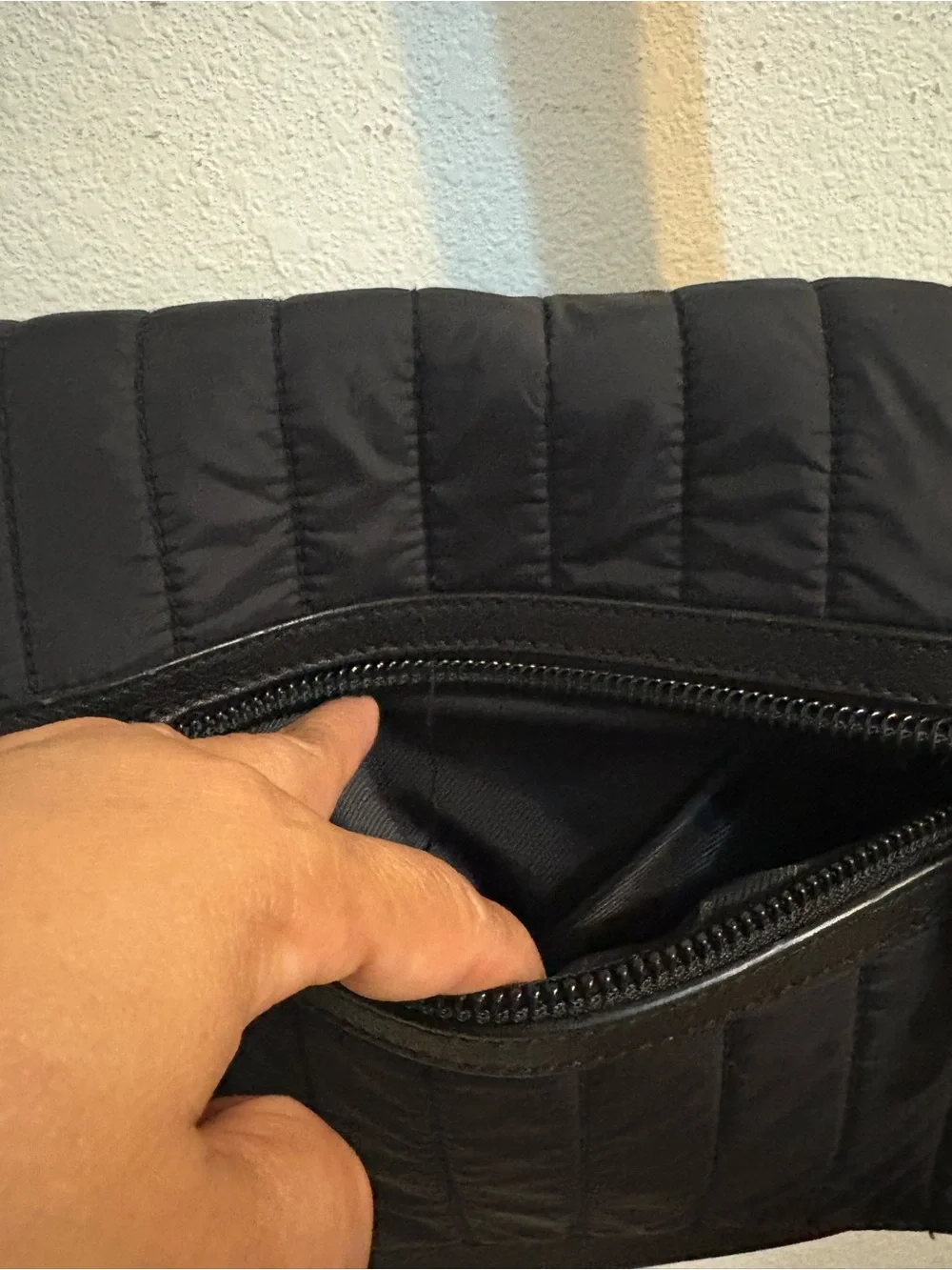 Ralph Lauren Black Quilted Crossbody Messenger Bag - Men